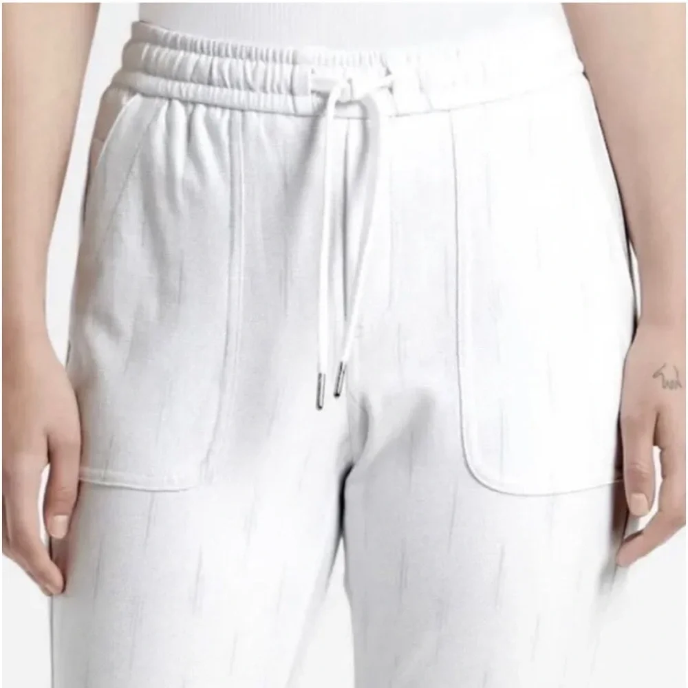 NWT $109 ATHLETA Farallon Printed Jogger, Spliced Magic Veil Grey, Size 24